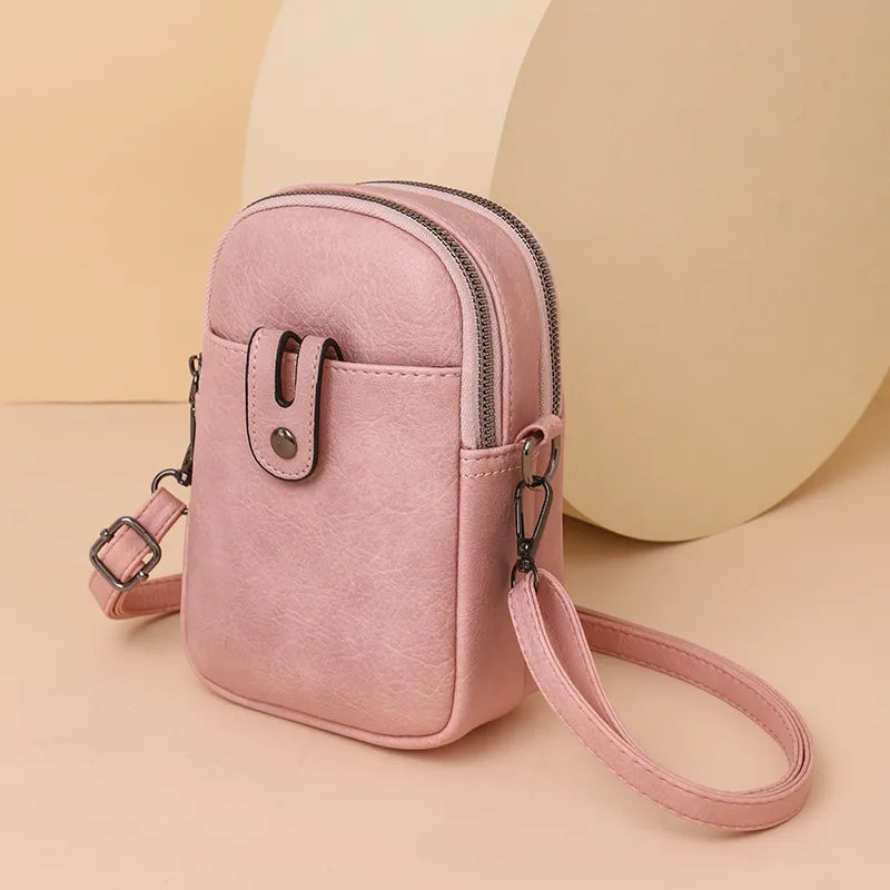 Simple Solid Color Mini Crossbody Bag