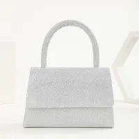 Women Fashion Slim Flap Mini Handle Evening Bag