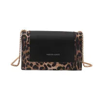 Fashion Leopard Chain Mini Square Shoulder Bag