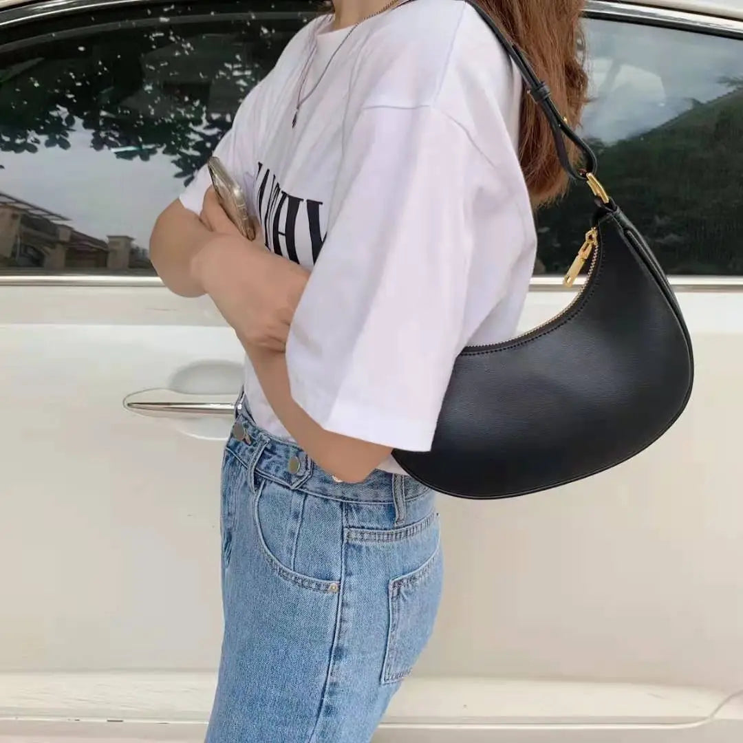 Women'S Fashion Underarm Crescent Tote