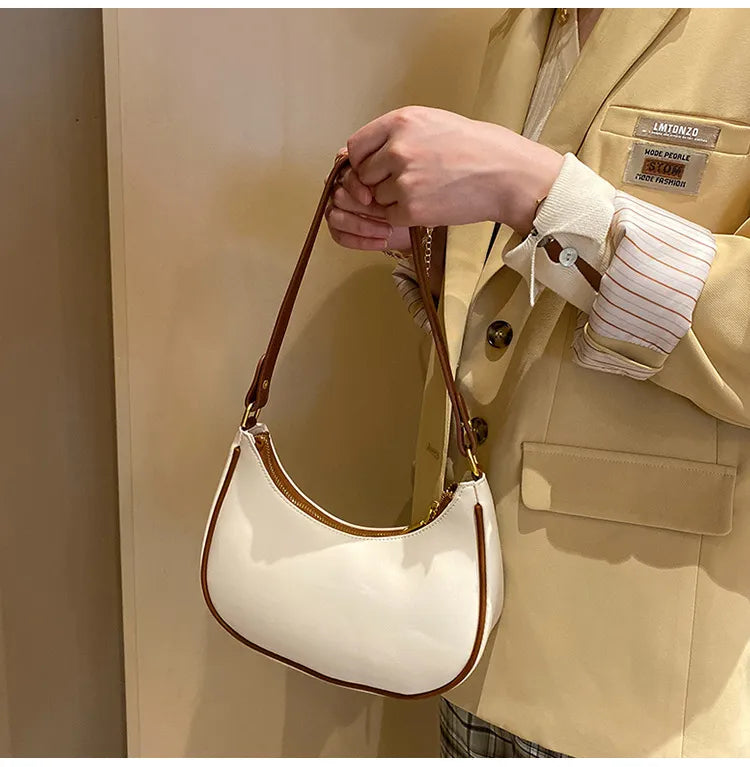 Women'S Fashion Underarm Crescent Tote