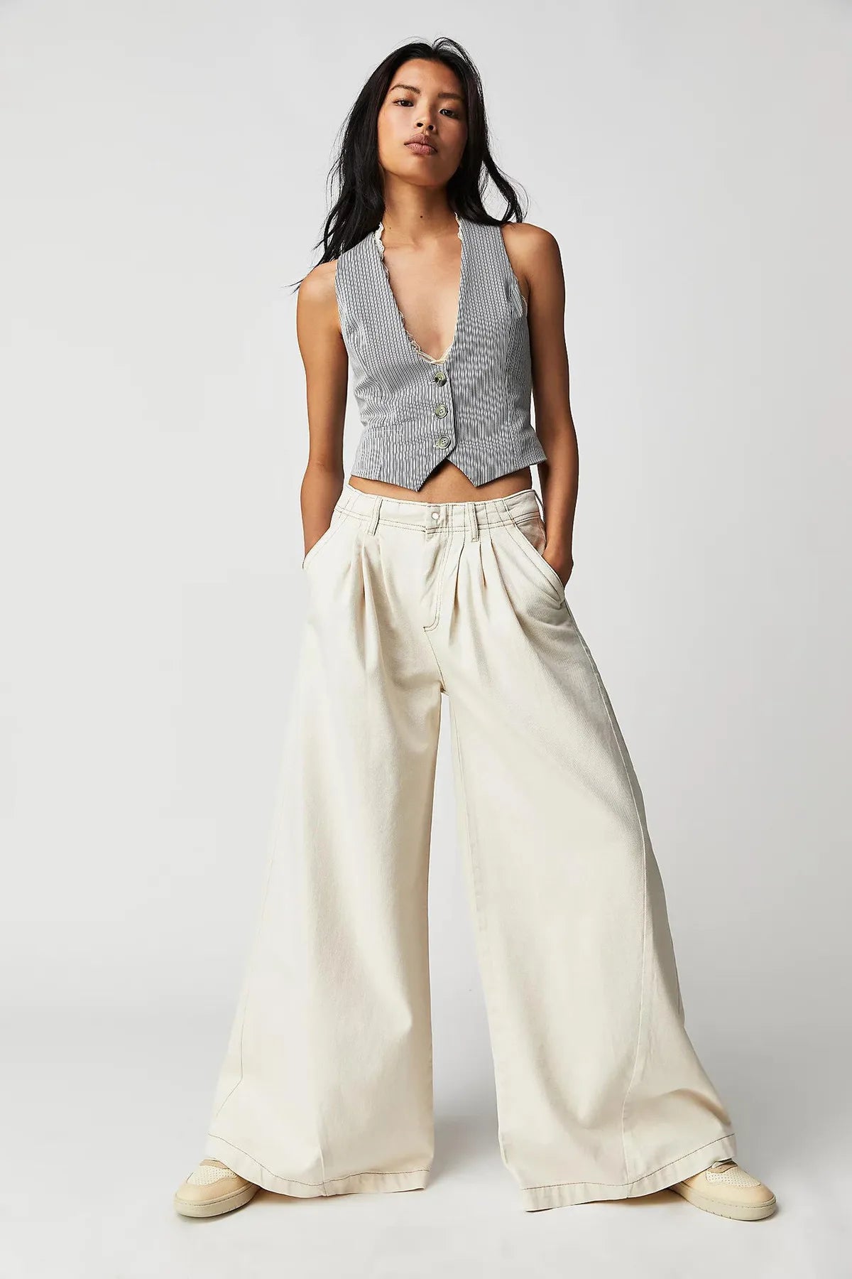 Casual Wide Leg Jeans