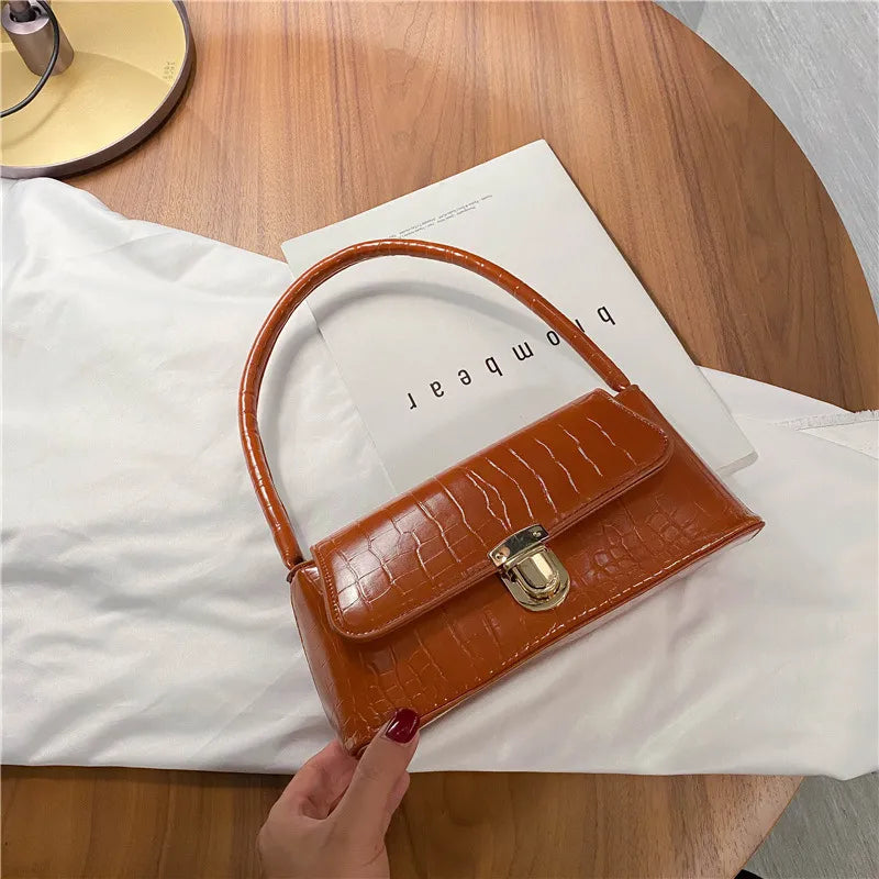 Women Fashion Stone Pattern Shoulder Bag