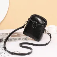 Wholesale Women Retro Genuine Leather Mini Phone Bag Shoulder Bag