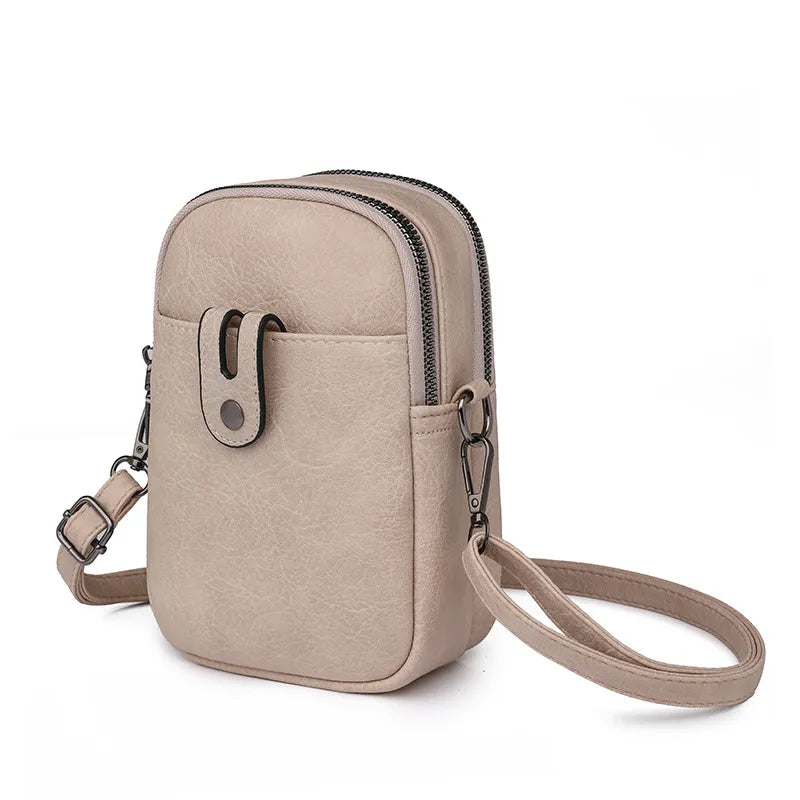 Simple Solid Color Mini Crossbody Bag
