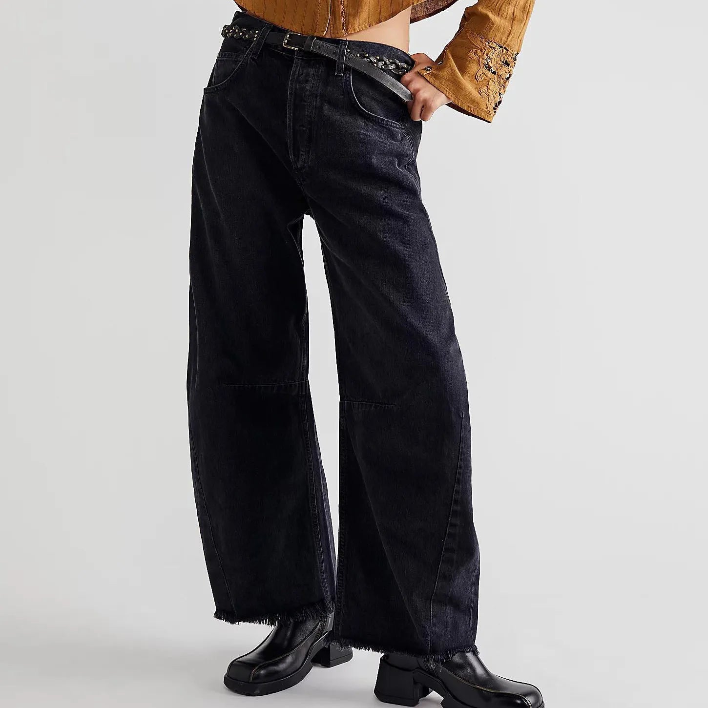 Casual Loose Straight Leg Jeans