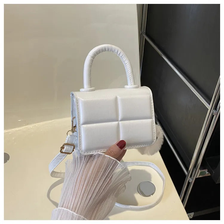 Fashion Solid Color Mini Crossbody Bag