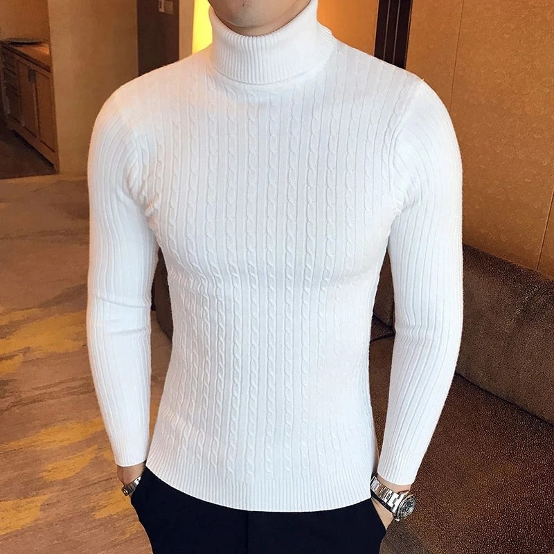 Men’s Slim Fit Turtleneck Sweater