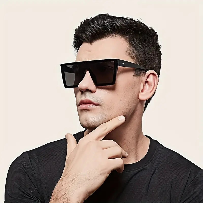 Stylish Flat-Top Glasses for Men