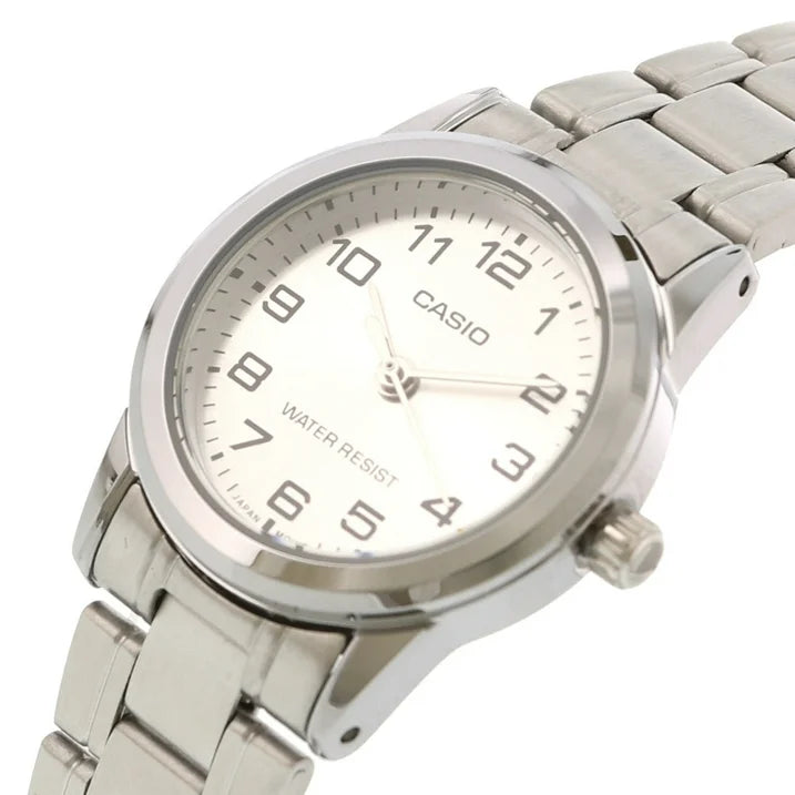 Men's LTPV001D-7B Silver Metal Quartz Fashion Watch