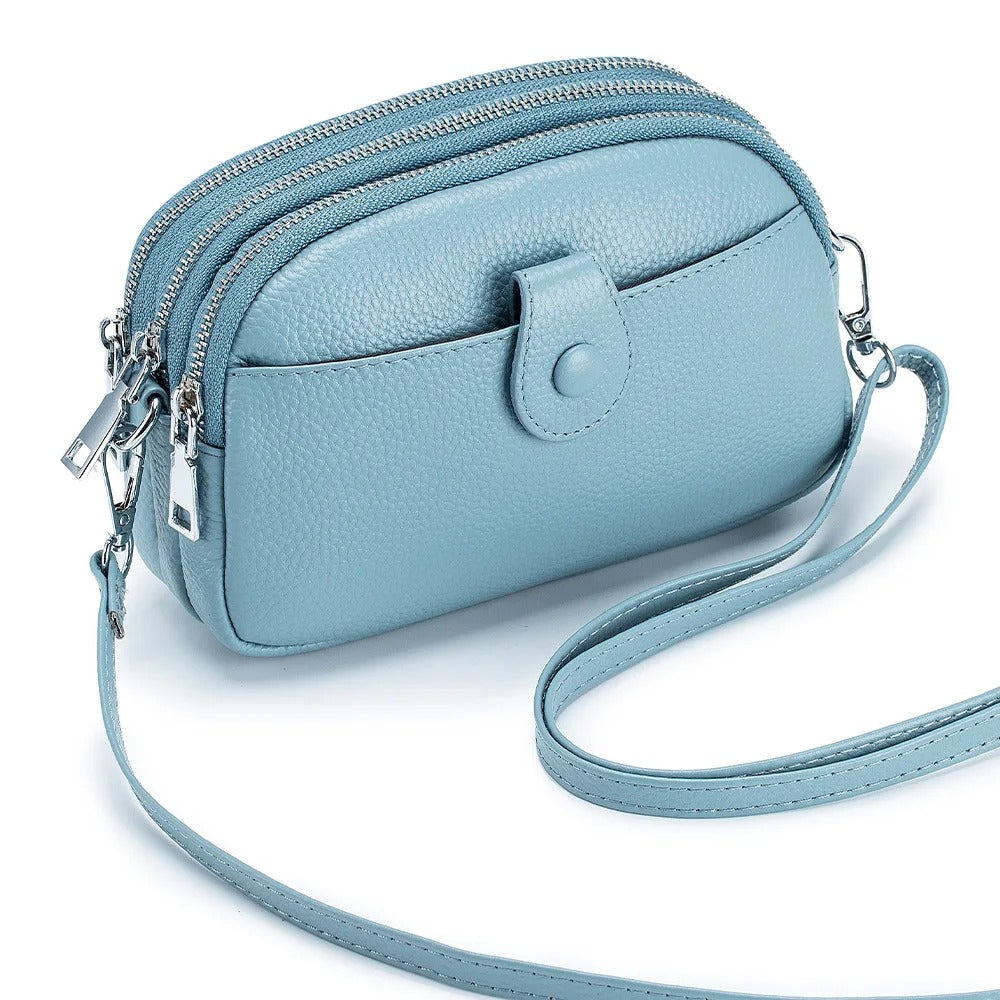 Genuine Leather Mini Crossbody Bag