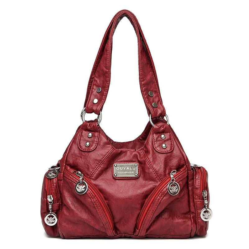 Luxury Large Capacity Leather Handbag