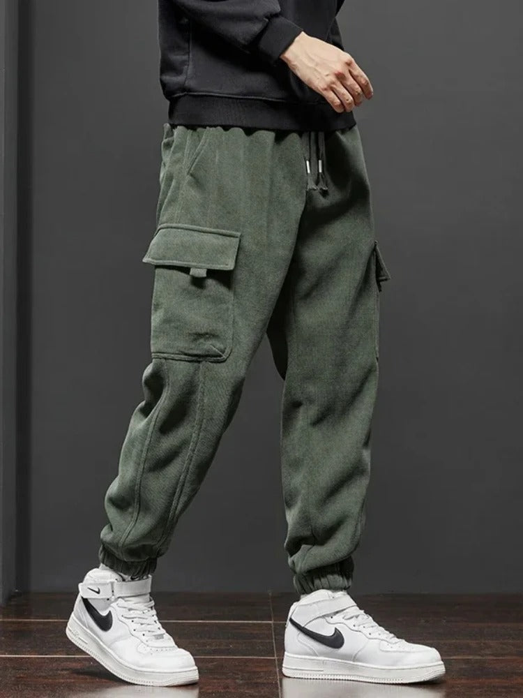 Men's Stretch Drawstring Harem Trousers