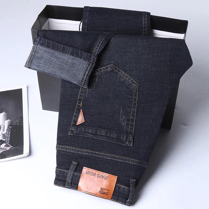 Men's Stretch Slim Fit Straight-Leg Jeans