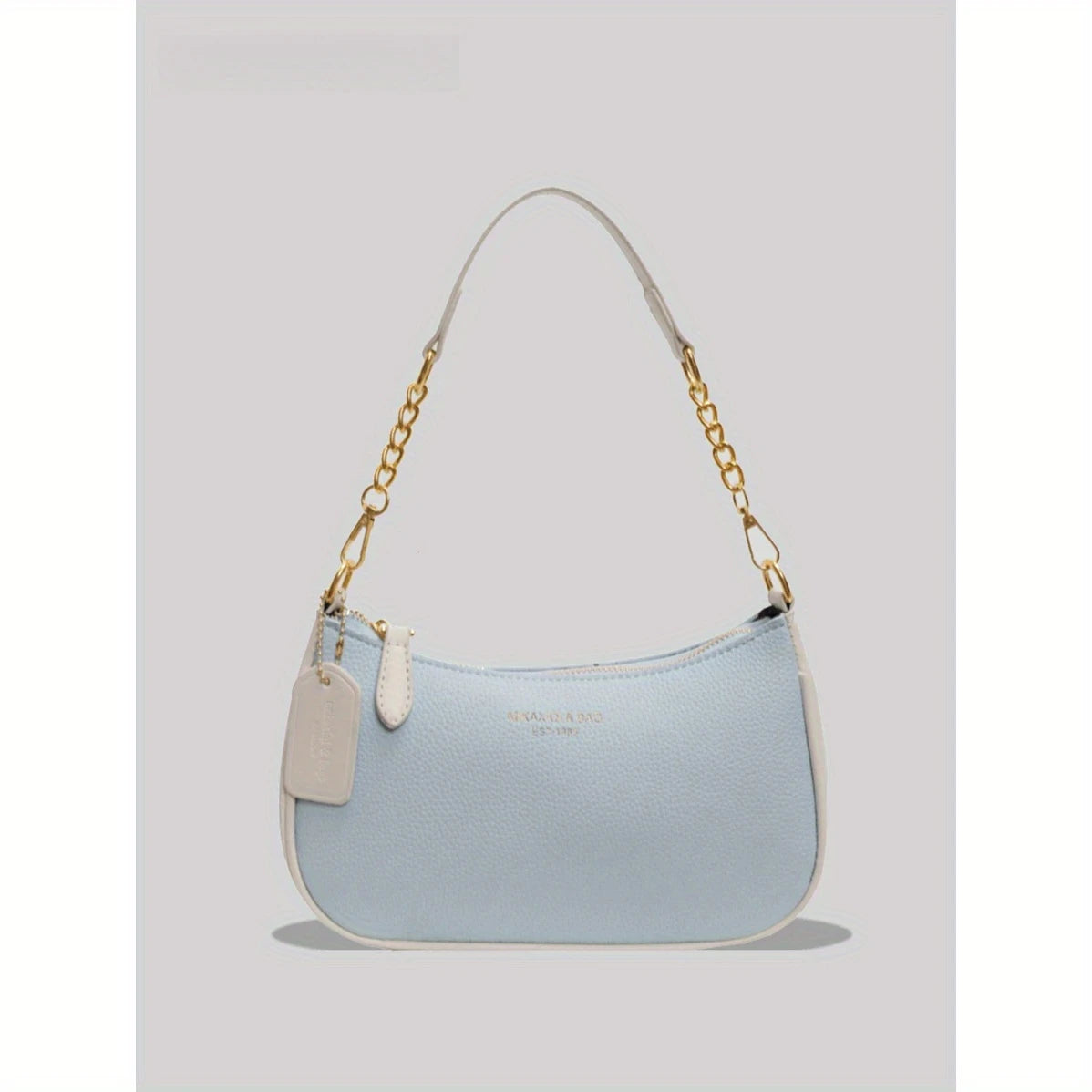 Women Plain Color PU Shoulder Bag