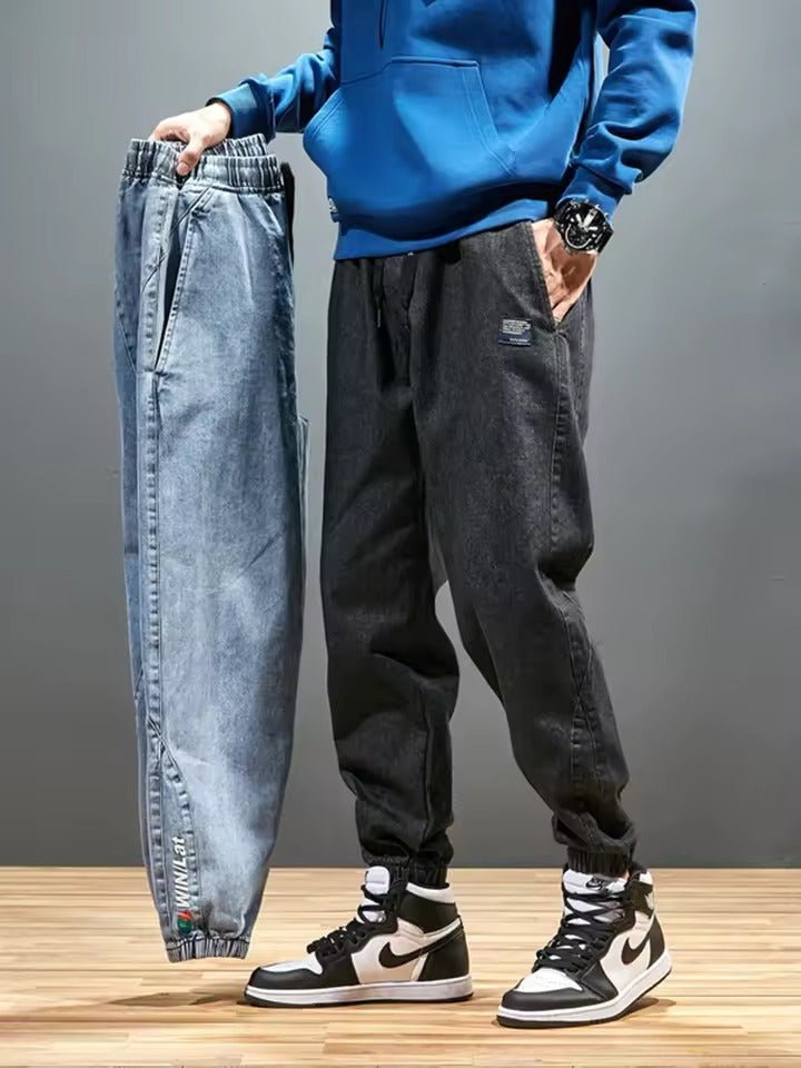 Men's Baggy Tapered Cargo Pants