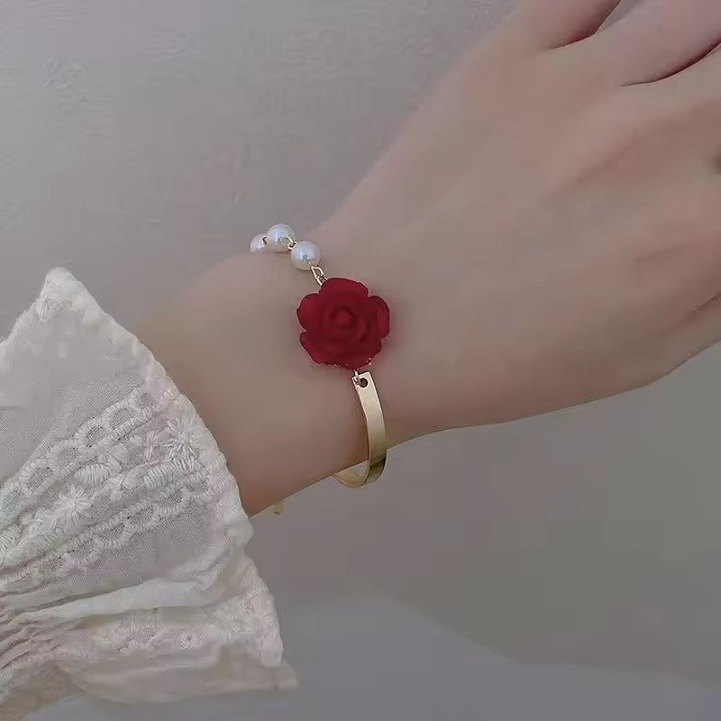 Light Luxury Tulip Flower Bracelet For Women