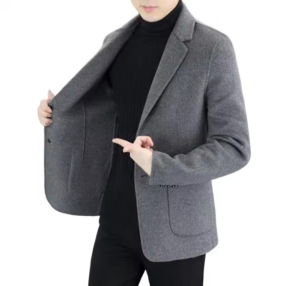Men's Wool Blazer Coat