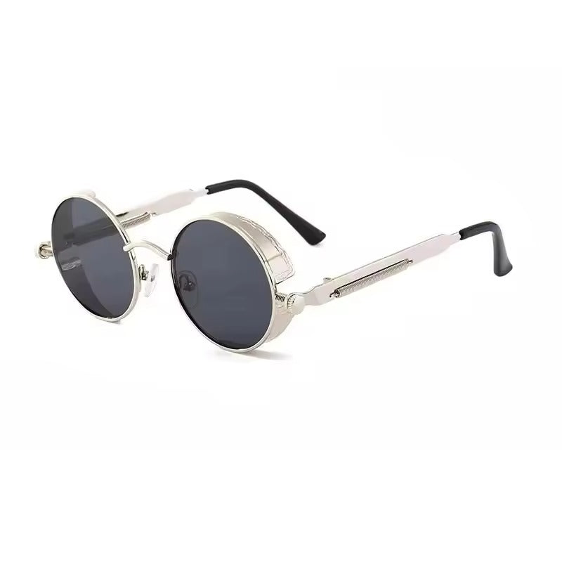 Steampunk Round Frame Sunglasses