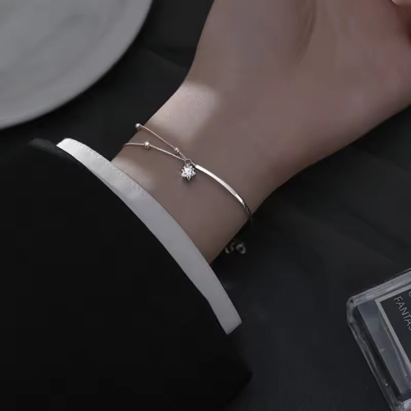 Sterling Silver Star Bracelet