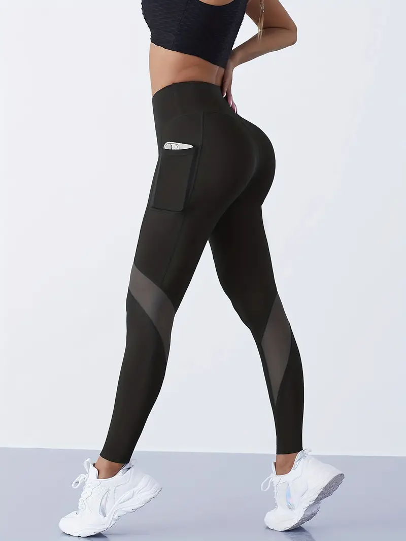 Women's High-Waist Yoga Leggings with Pockets