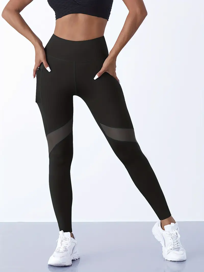 Women's High-Waist Yoga Leggings with Pockets