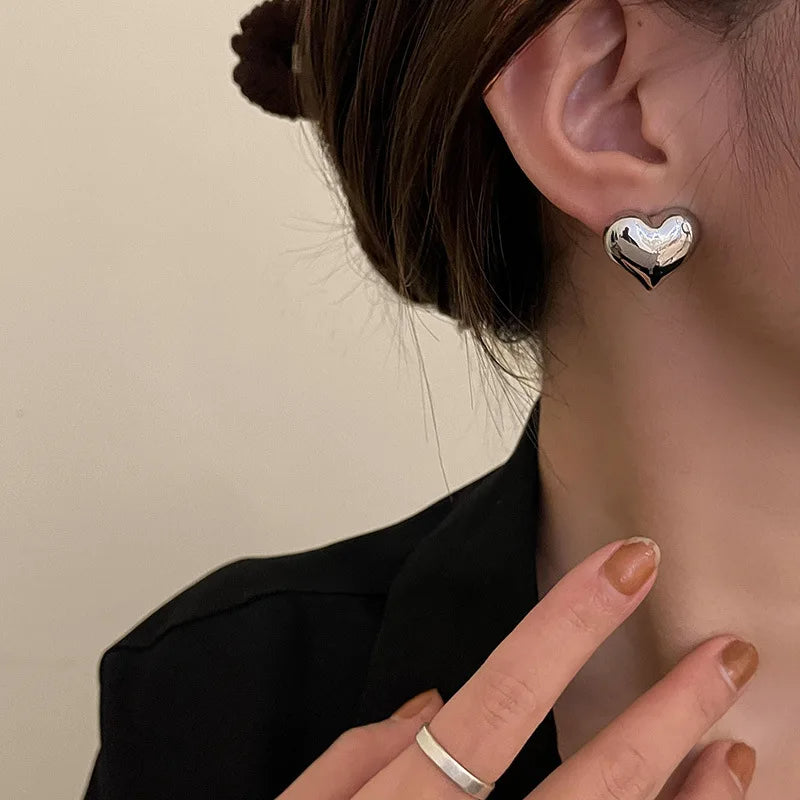 925 Sterling Silver Vintage Hoop Earrings