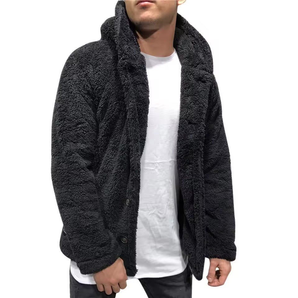 Autumn Winter Men's Hoodie Coat