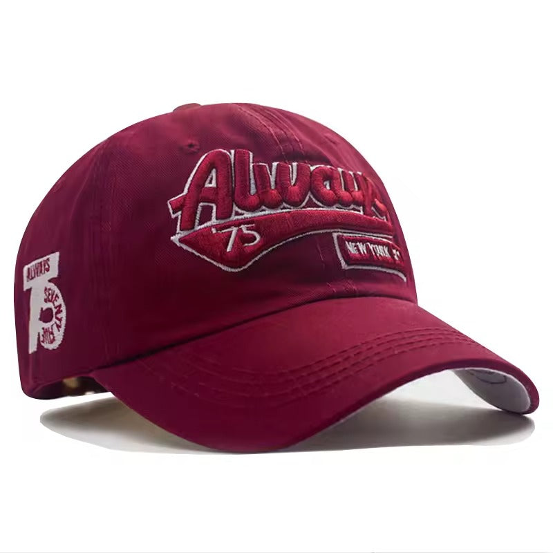 Unisex Retro Embroidered Snapback Hat