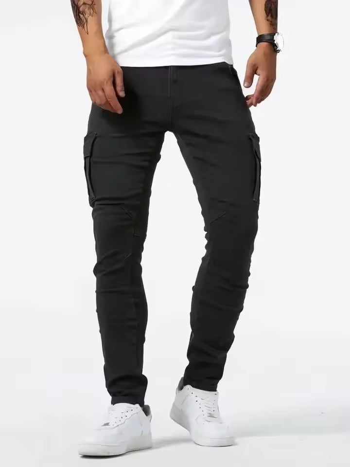 Men's Street Elastic Jeans
