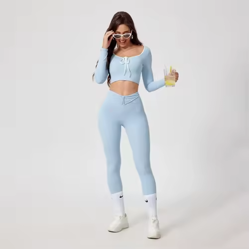 Ensemble Yoga Taille Haute Femme