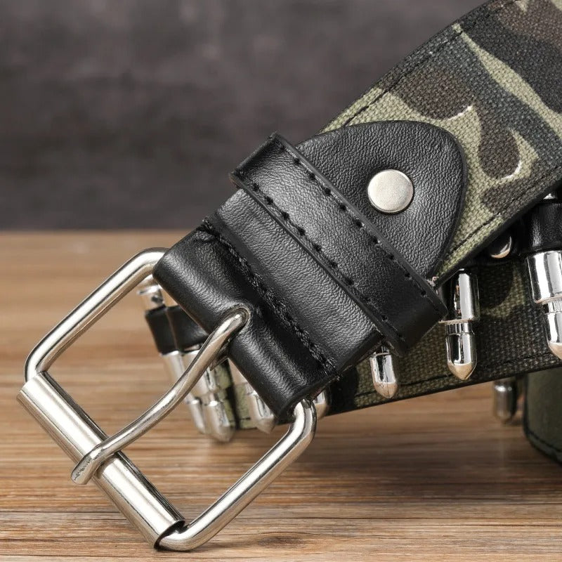 Punk Rock Studded Rivet Belt – 110cm