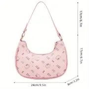 Women Shoulder Bag Large Capacity Soft Underarm Bag Purse for Casual Daily