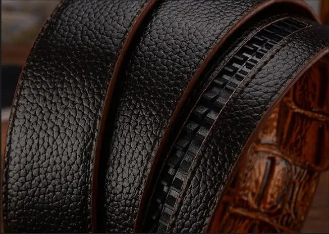 Men Designer Genuine Leather Belt 110–120cm