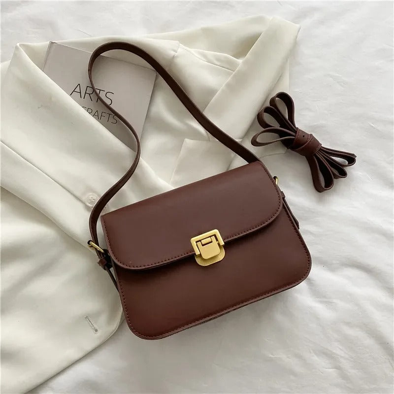 Vintage Preppy Envelope Shoulder Bag