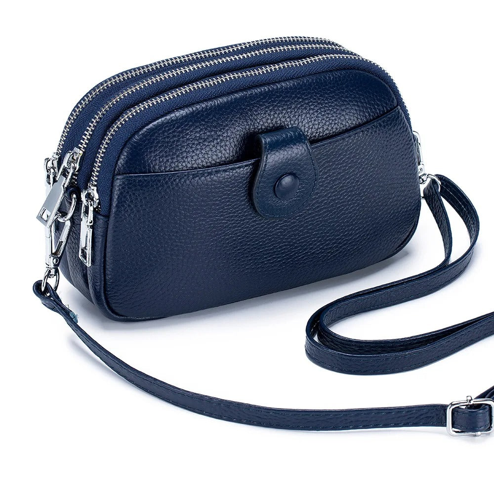 Genuine Leather Mini Crossbody Bag