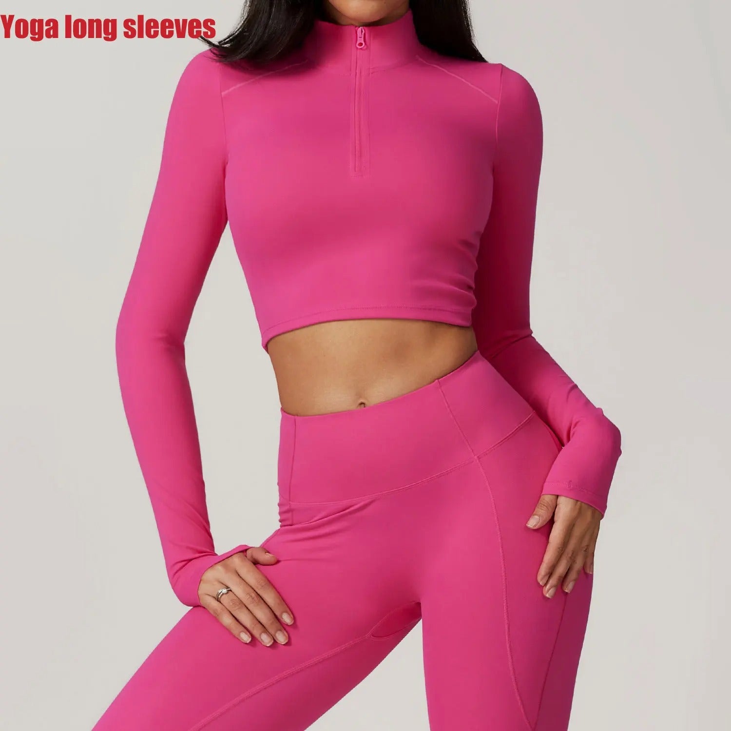 Women's Zipper Long Sleeve Sports Jacket