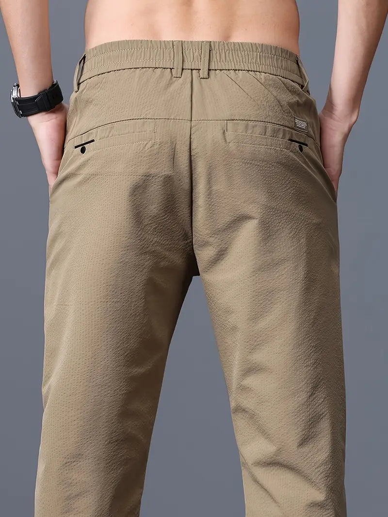 Men’s Summer Straight-Leg Chino Pants