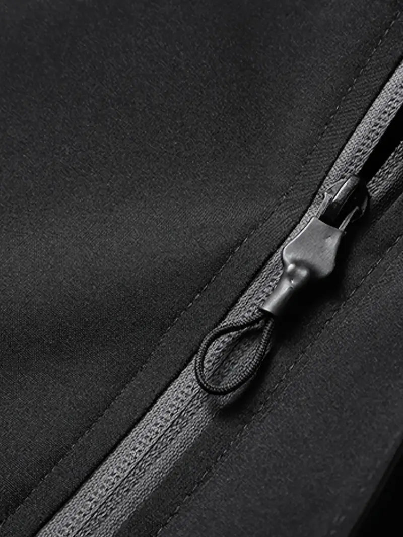 Men's Stand Collar Zipper Jacket