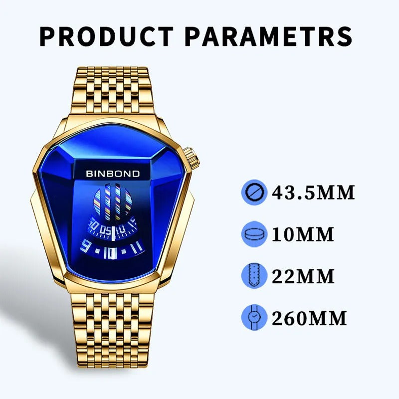 UTHAI H137 Men's Motorcycle Concept Quartz Watch