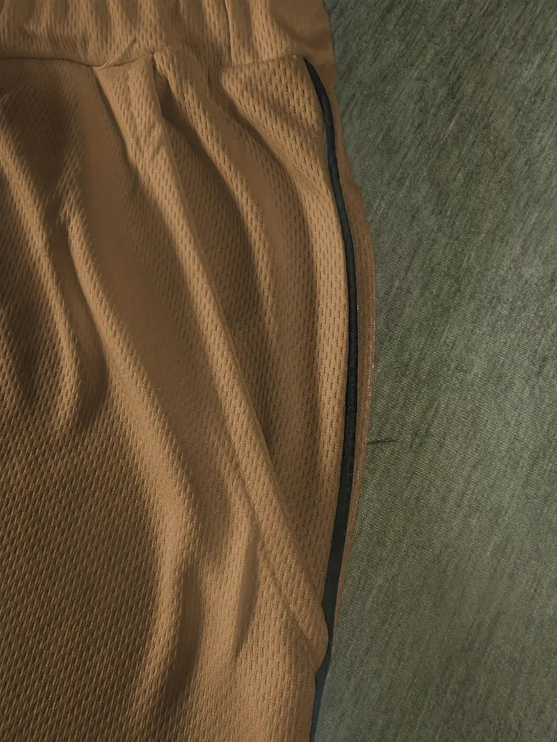 Men's Athletic Shorts with Letter Print