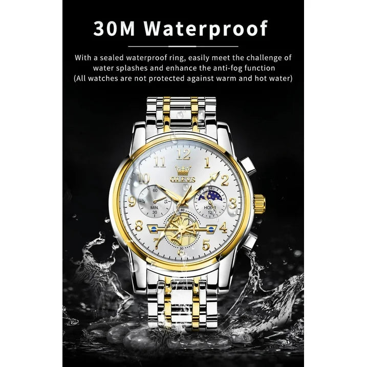 OLEVS Watches for Men Classic with Date Business Dress Luxury Digital