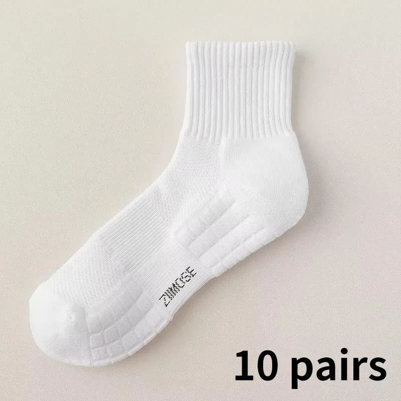 Men’s Thickened Winter Cotton Sports Socks – 10 Pairs