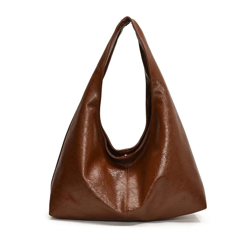 Y2K PU Leather Hobo Bag