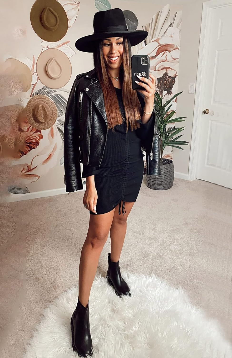 Women Long Sleeve off Shoulder Bodycon Ruched Dresses Casual Elegant Sweater Knit Drawstring Solid Short Mini Dress