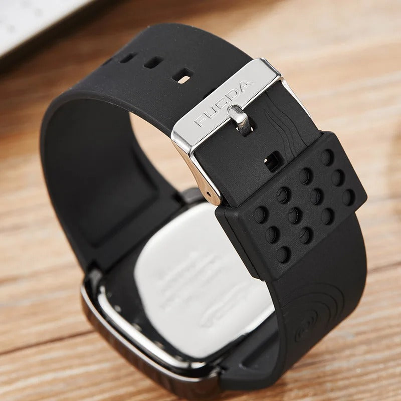 Men’s Turntable Quartz Watch Black