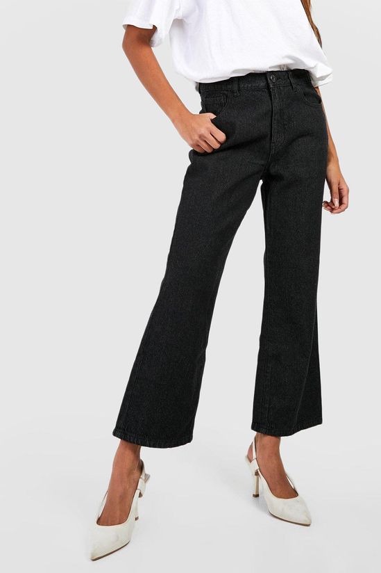 Basics Mid Rise Kick Flared Jeans