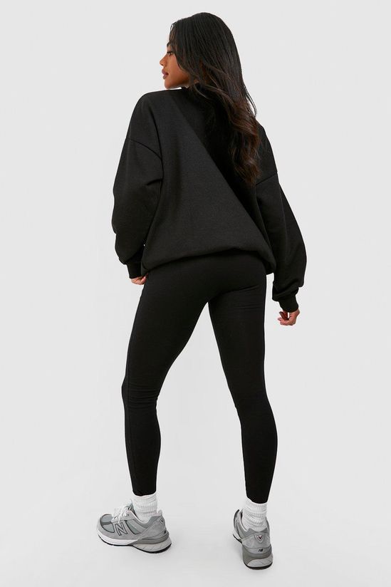 Deep Waistband Basic Legging