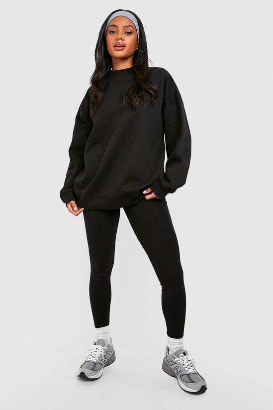 Deep Waistband Basic Legging