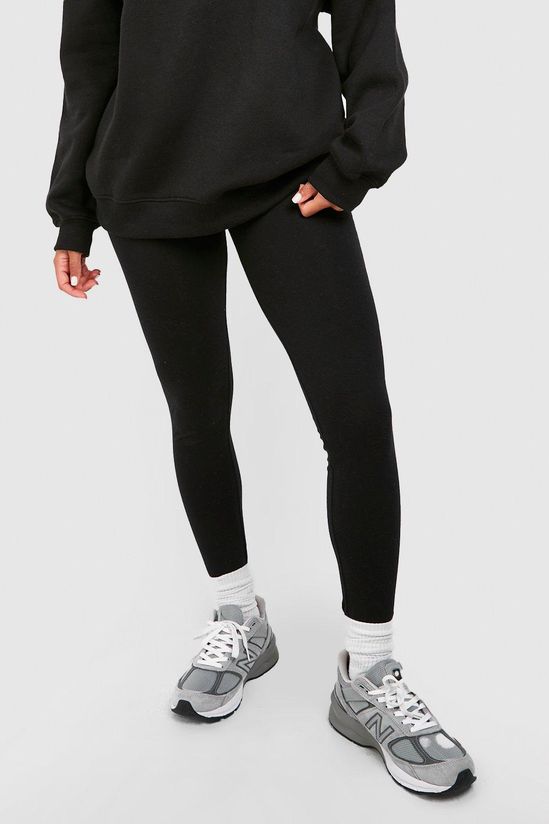Deep Waistband Basic Legging